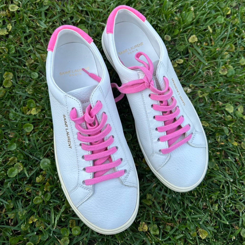 Saint Laurent Andy Low Top Sneaker with original box